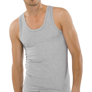 Onderhemd 2-pack grau-mel.
