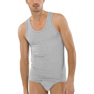 Onderhemd 2-pack grau-mel.