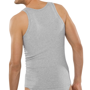 Onderhemd 2-pack grau-mel.