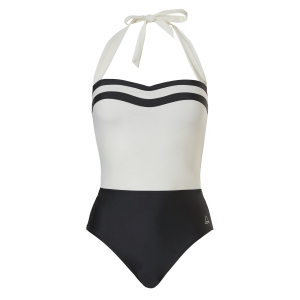 Beach Swimsuit strapless soft ecru