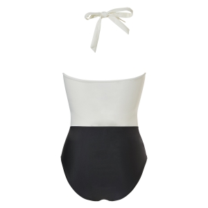 Beach Swimsuit strapless soft ecru