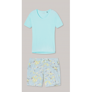 Schiesser pyjama Mix&Relax aqua