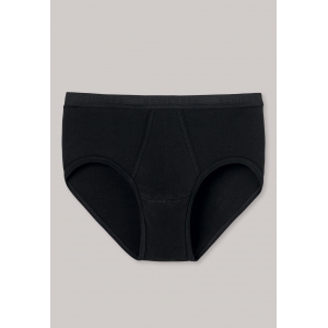 Sportslip met opening fijnrib schwarz