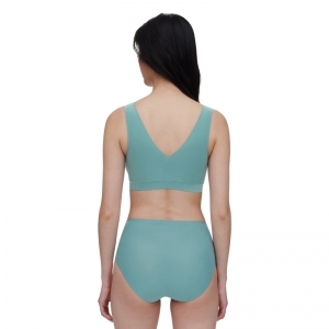 Soft Stretch Padded Top 0GN Peacock Gre