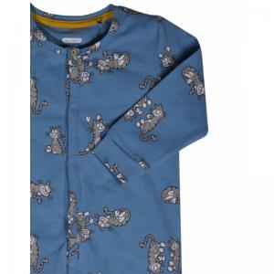 Unisex onesie, babypakje, kat 983 blauw met k