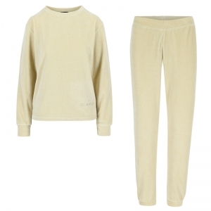 Set sweatshirt + broek 122 Angora Beig