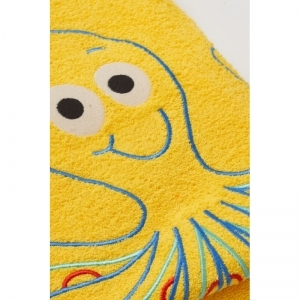 Handdoek, 100x200cm 657 geel