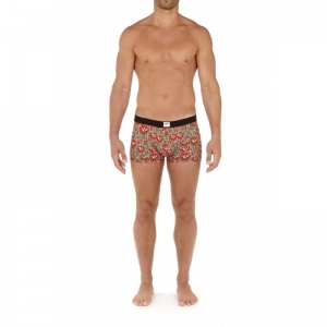 Comfort Boxer Briefs Lenfoire P0PA red print
