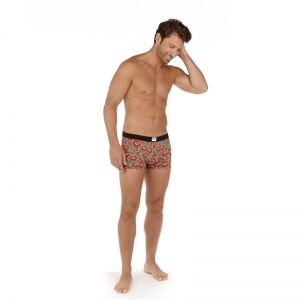 Comfort Boxer Briefs Lenfoire P0PA red print