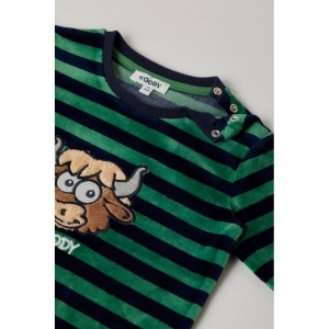 Baby jongenspyjama 920 blauw-groen
