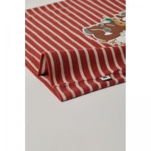 Baby jongenspyjama 915 rood-beige
