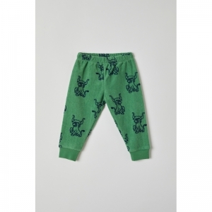 Baby pyjama, terry 919 groen hoogl