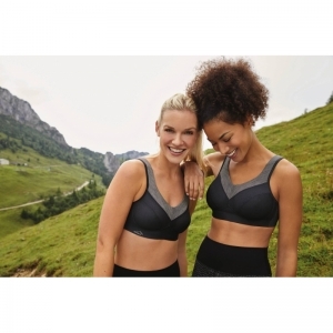 Sportbeha - PanAlp Wool 472 antraciet/m