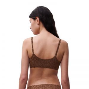 Soft Stretch Padded Bralette C60 Wild brown