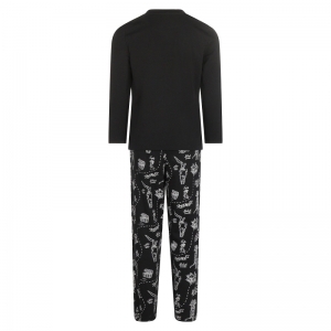 Boys pyjama set ls Black + aop