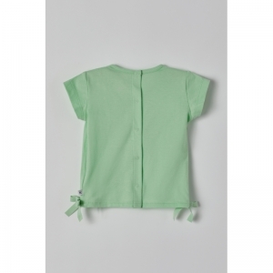Baby meisjespyjama, korte mouw 703 pastelgroen