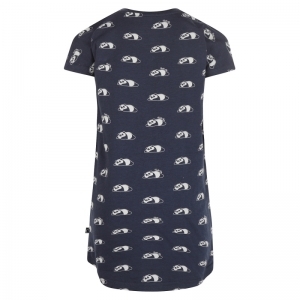Girls big shirt ss Indigo