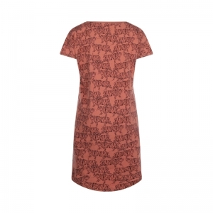 Women big shirt ss Blushed terra