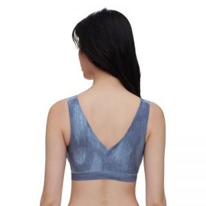 Soft Stretch Padded Top A21 Blue denim 