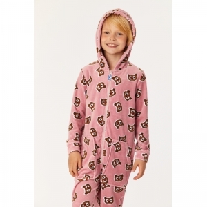 Unisex Onesie 913 oudroze uil