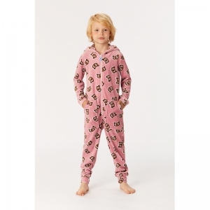 Unisex Onesie 913 oudroze uil