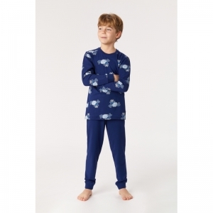 Jongenspyjama, lange mouwen 917 donkerblauw