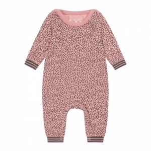 Baby jumpsuit longsleeve Old pink