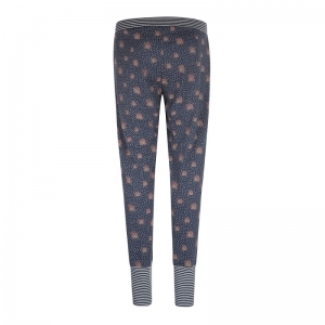 Dames pyjama, lange mouwen navy