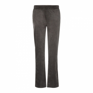 Women homewear set in velours Dark grey