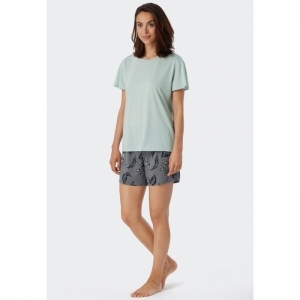 Damespyjama, korte mouwen 913 multicolor