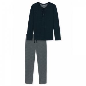Herenpyjama, lange mouwen 713 jade
