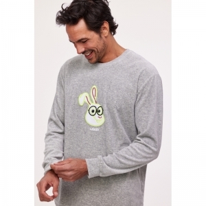 Herenpyjama in velours 128 128