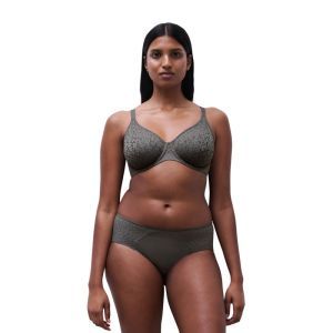 Norah Covering molded bra 09W Clay Green