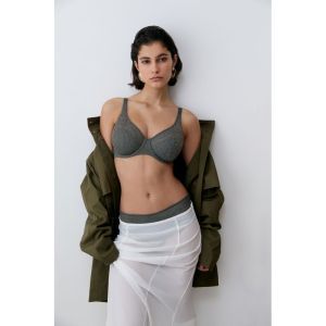 Norah Covering molded bra 09W Clay Green