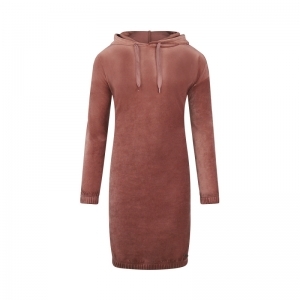 Women sweaterdress brown