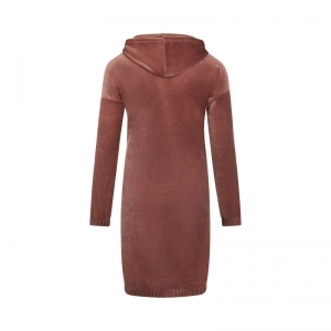 Women sweaterdress brown