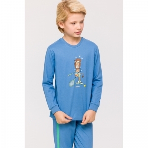 Jongenspyjama, lange mouwen 825 blauw