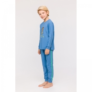 Jongenspyjama, lange mouwen 825 blauw