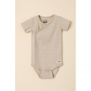 Babybody 998 blauw-crème