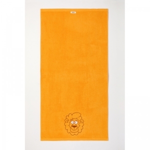 Handdoek 70x140cm + rugzakje 518 oranje