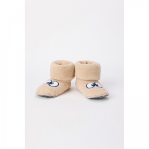 Pantoffels met oogjes 127 beige
