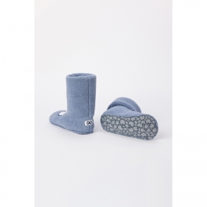 Pantoffels met oogjes 813 jeansblauw