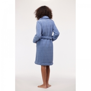 Dames kamerjas 813 jeansblauw