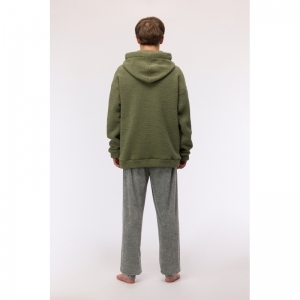 Homewear set: sweater en broek 753 kakigroen