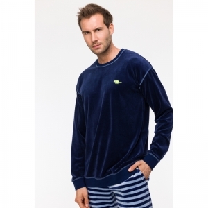 Herenpyjama in velours 020 dino