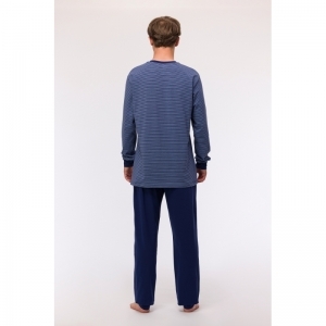 Jongenspyjama, lange mouwen 904 blauwe stre