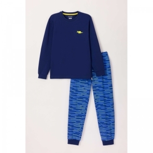 Jongenspyjama, lange mouwen 889 blauw