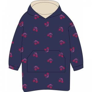Oversized knuffeltrui 932 kersjes pri