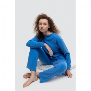 Homewear set: sweater en broek 877 hemels blau