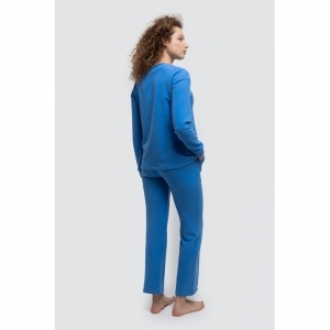 Homewear set: sweater en broek 877 hemels blau